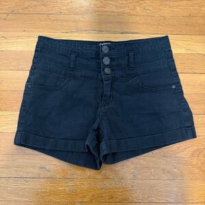 Celebrity Pink High Waist Black Shorts
